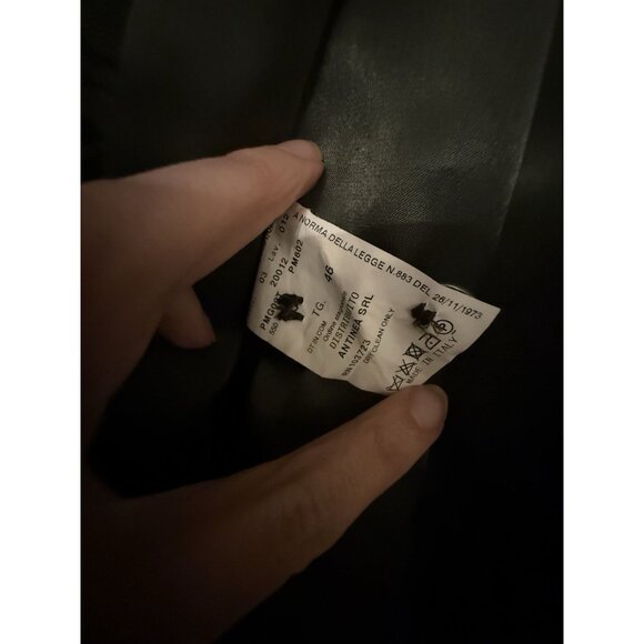 Giorgio Armani Le Collezioni women’s quilted green jacket Sz 10 made in italy - Picture 8 of 10